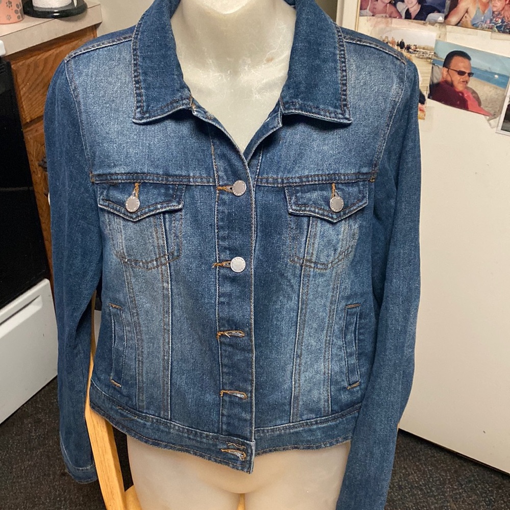 Ci Sono M EUC soft denim jacket with pockets